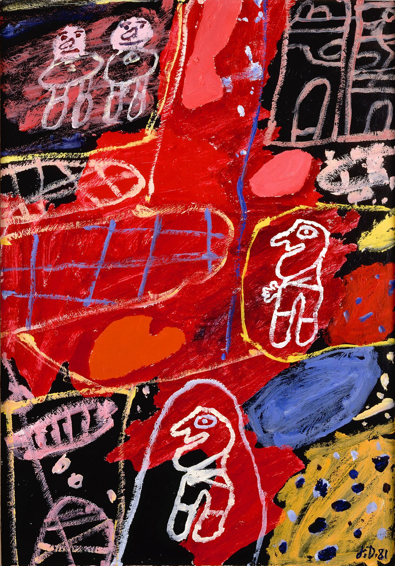 Outside the  Lines : Late Paintings of Jean Dubuffet